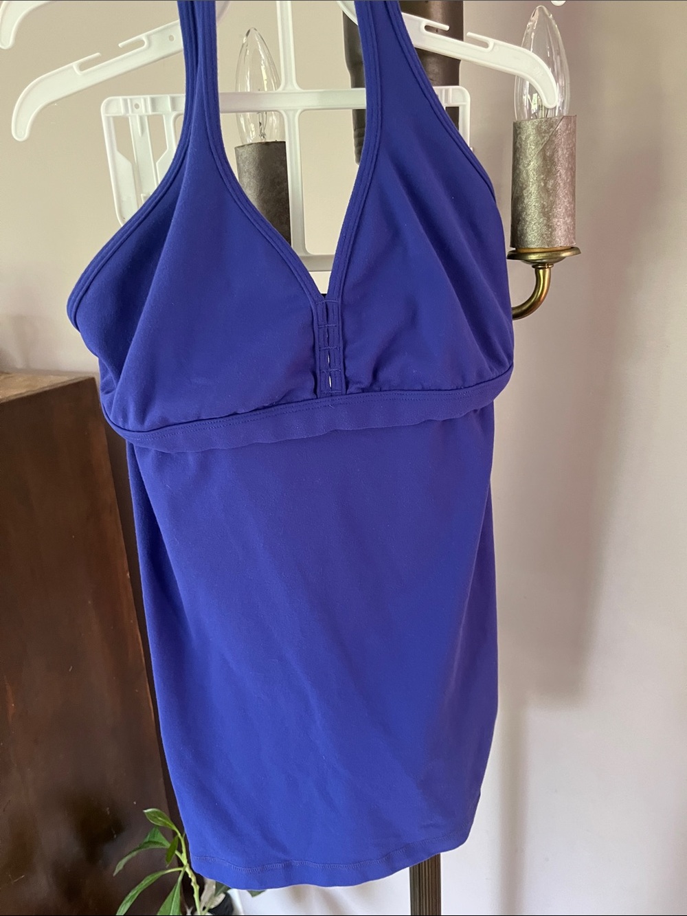 Vintage Lululemon Purple Women's Tankini Top - Comfortable Supportive Tank
